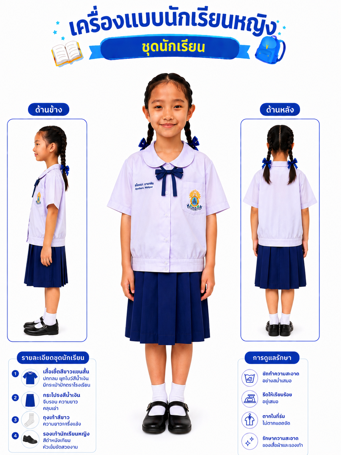 ชุดนักเรียนหญิง